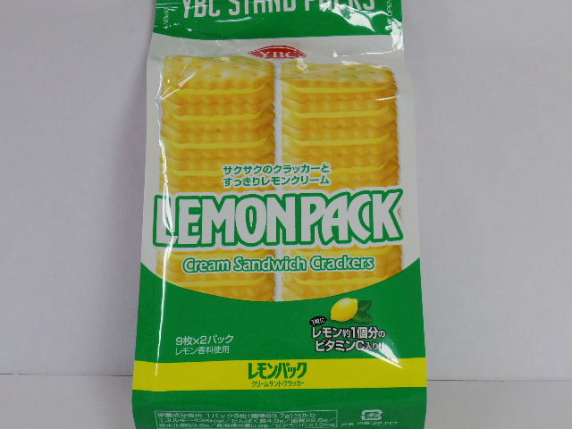 今回のおやつ：ヤマザキビスケット「レモンパック クリームサンドクラッカー」を食べる！